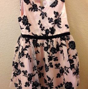 Children's Place pink & black 3t dresd